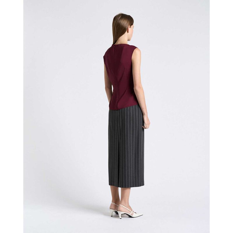 Cue Stretch Viscose Gathered Top image number 1